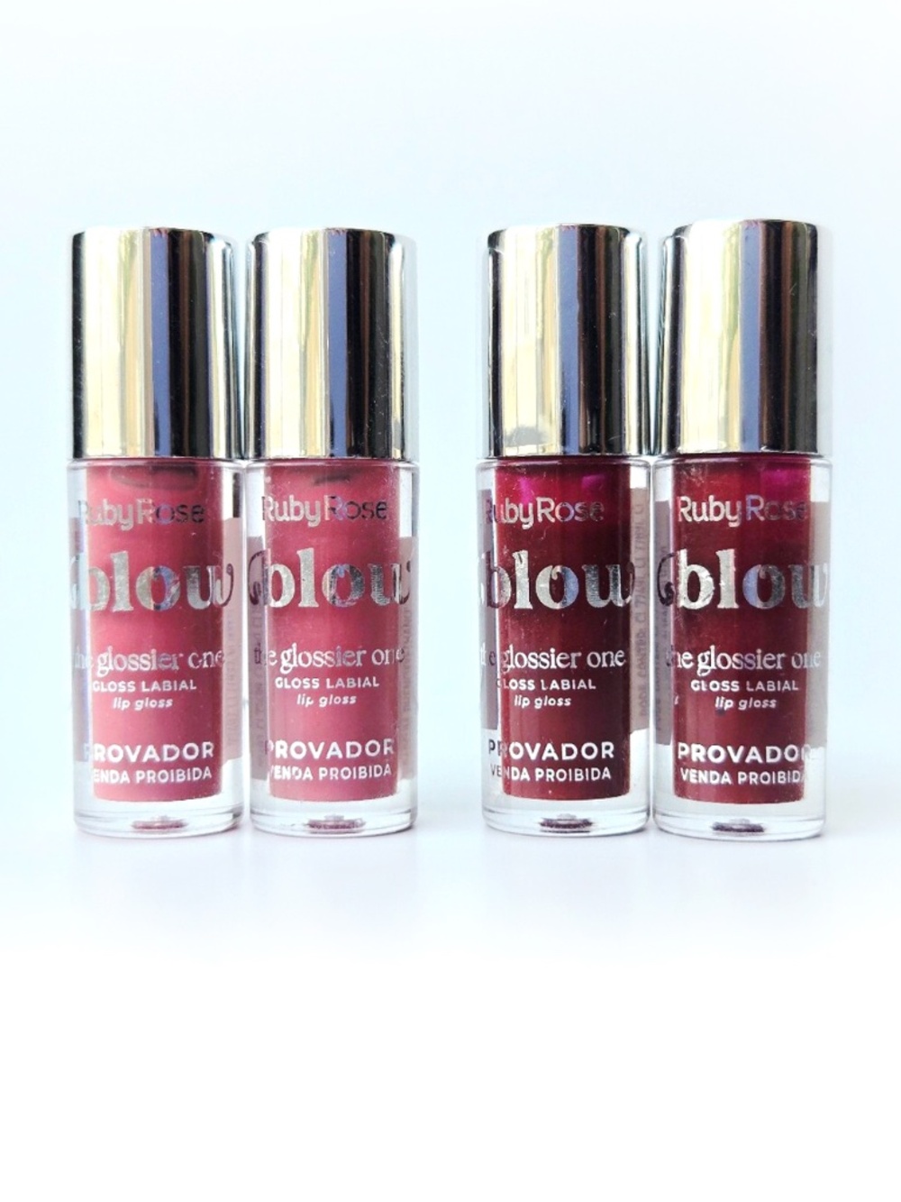 🌺 4PK Ruby Rose Blow "Collection" Lip Gloss Mini Set Annalise & Rachel